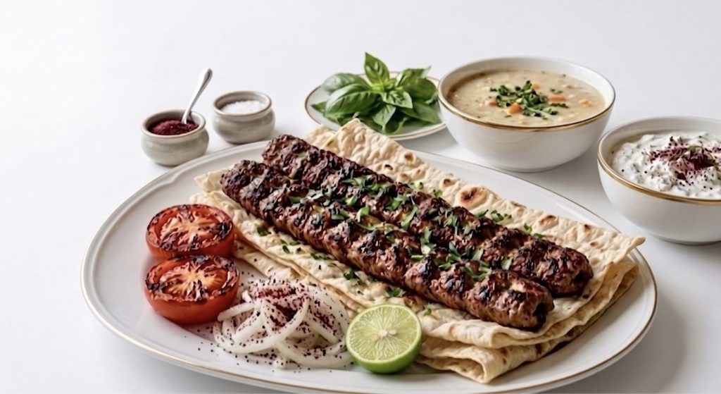 Special Grilled Minced Meat Skewers With bread (Tenderloin & Rib Meat)