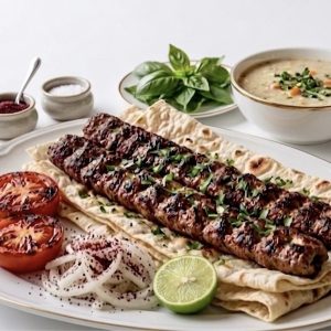 Special Grilled Minced Meat Skewers With bread (Tenderloin & Rib Meat)